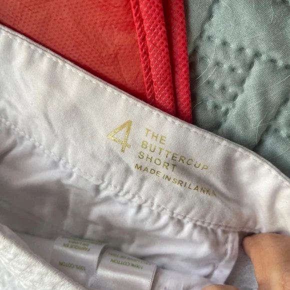 Lilly Pulitzer Women's White Scalloped Shorts - Picture 4 of 6